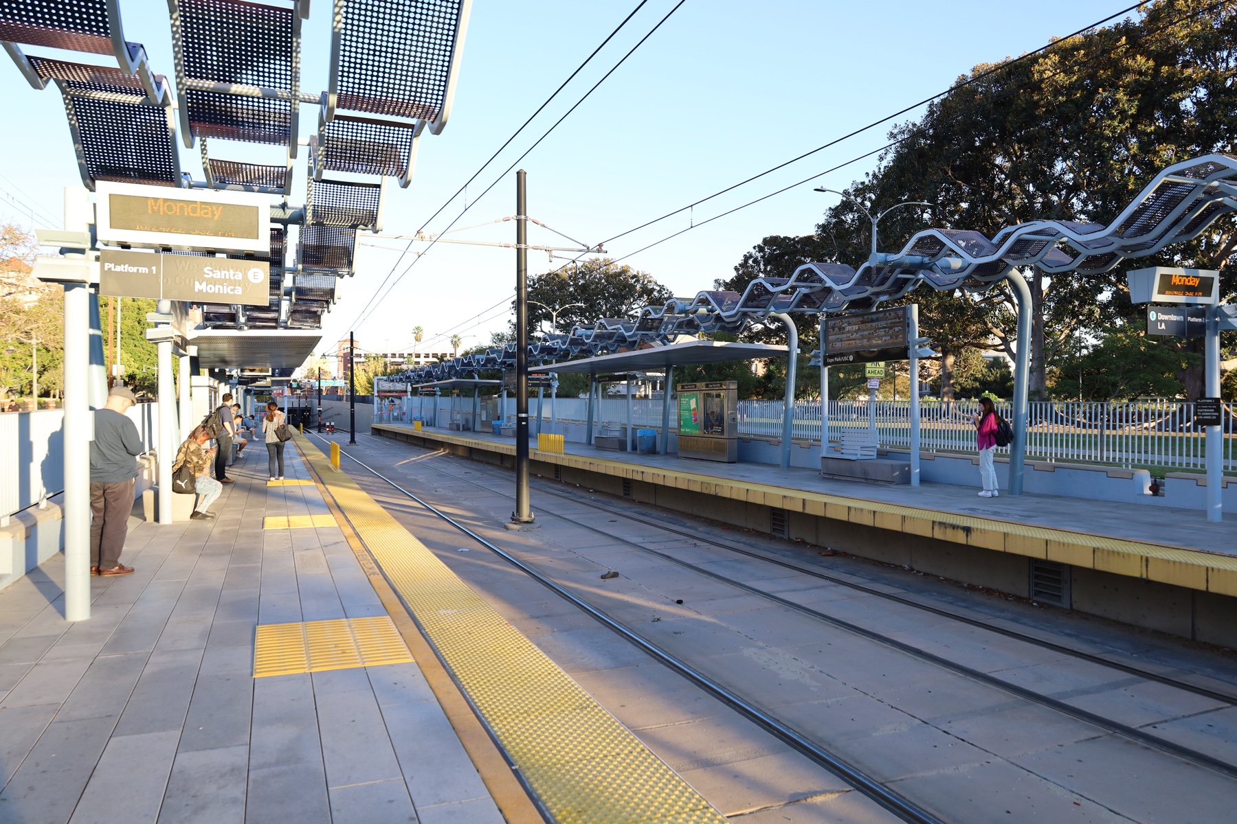 Expo Park and USC Metro station near 1165 WEST