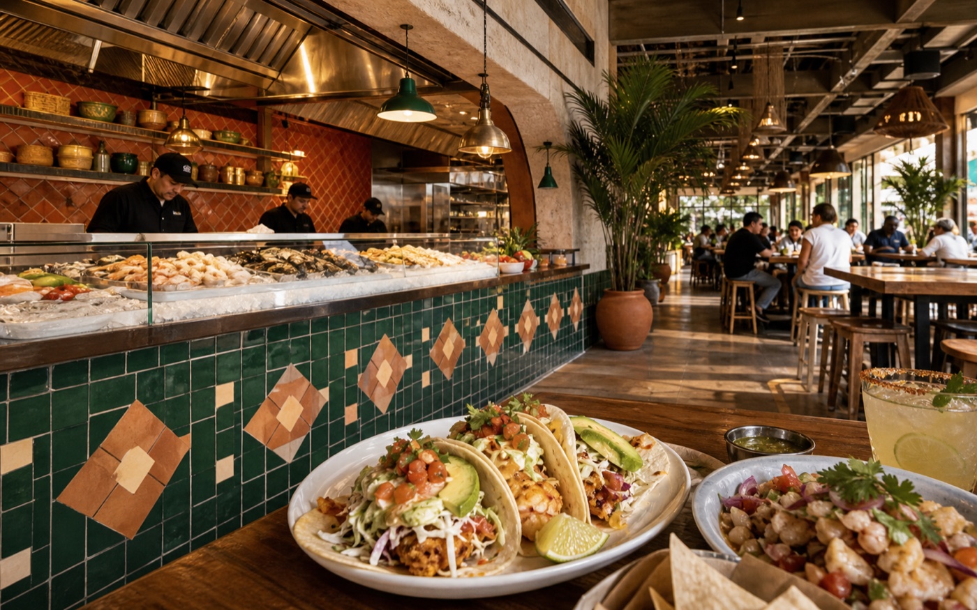 Los Angeles neighborhood food hall near USC