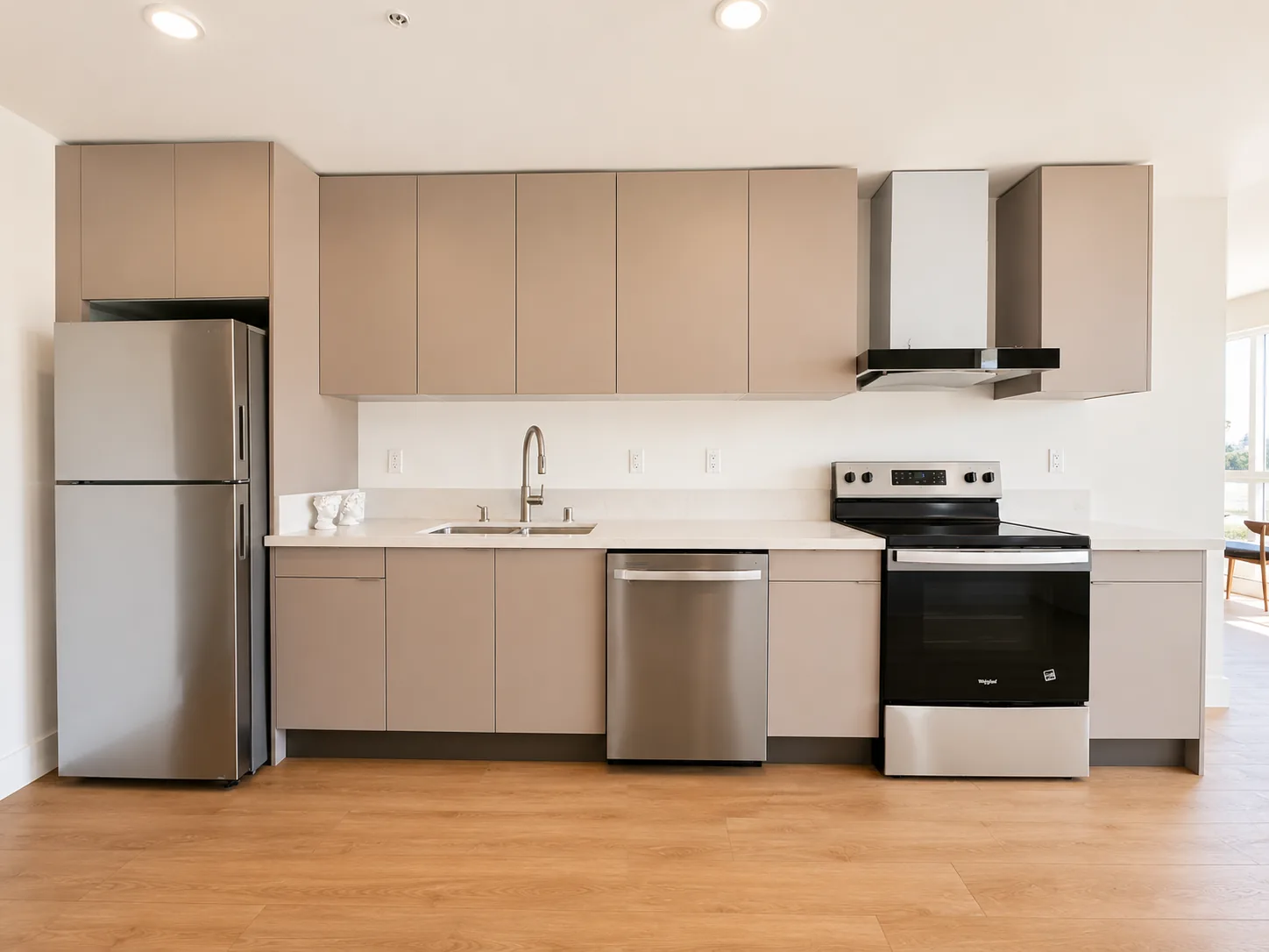 Actual Unit 202 kitchen